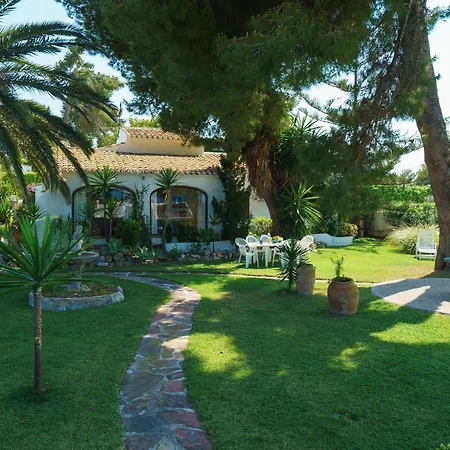 Vila Encantadora En Javea Con Piscina Privada Y Aire Acondicionado, Cerca De La Playa - Es-160-18
